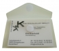 Visitenkartentaschen transparent Sonderposten