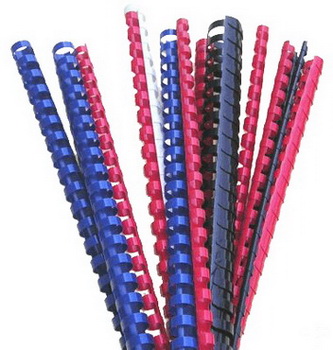Plastik-Binder�cken 22 mm blau - 50 Binder�cken