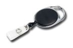 JOJO oval Metallumrandung Schnappverschluss schwarz - 10 St�ck