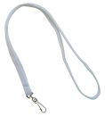Umh�ngeband / Lanyards weiss Simplexhaken - 10 B�nder