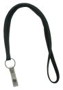 Umh�ngeband / Lanyards schwarz Schl�sselring - 10 B�nder
