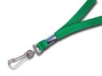 Umh�ngeband / Lanyards gr�n Simplexhaken - 10 B�nder