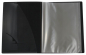 Preview: EXXO by HFP Präsentationsbuch / Sichthüllenmappe / Sichtbuch, A4, aus PP, mit 80 fest eingeschweißten und oben offenen Klarsichthüllen, mit klarer Außentasche und Innentasche auf dem Vorderdeckel, Farbe: schwarz – 1 Stück