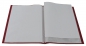 Preview: EXXO by HFP Flexibles Sichtbuch / Sichthüllenmappe / Soft-Sichtbuch, A4, aus PP, mit 40 fest eingeschweißten und oben offenen Klarsichthüllen, mit Hülle auf dem Front- und Rückendeckel, Farbe: transparent rot– 1 Stück