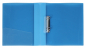 Preview: EXXO by HFP Ringbuch / Ringmappe / Ringordner, A4, aus PP, mit Stegtasche und Innentasche, mit 2er D-Ring-Mechanik, Farbe: transparent blau – 1 Stück