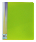 Preview: EXXO by HFP Ringbuch / Ringmappe / Ringordner, A4, aus PP, mit Stegtasche und Innentasche, mit 4er D-Ring-Mechanik, Farbe: transparent limone– 1 Stück