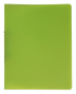 Preview: EXXO by HFP Ringbuch / Ringmappe / Ringordner, A4, aus PP, mit 2er Rundringmechanik und selbstklebenden Rückenschild, Farbe: transparent limone– 1 Stück